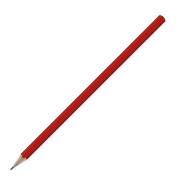 Bleistift sechskant farbig, FSC light_red