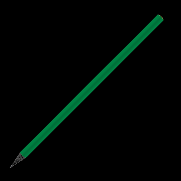 Designbleistift rund schwarz durchgefärbt farbig, FSC green