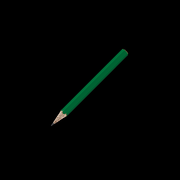 Bleistift sechskant farbig kurz, FSC green