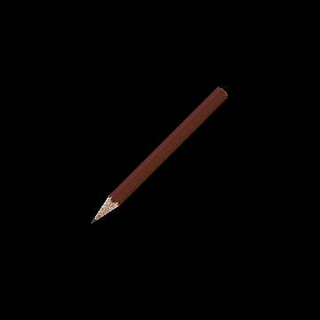 Bleistift sechskant farbig kurz, FSC brown