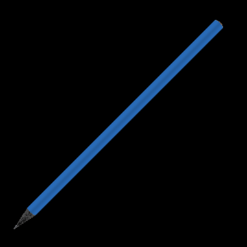 Designbleistift rund schwarz durchgefärbt farbig, FSC blue