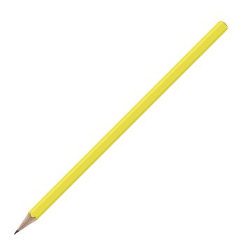 Bleistift sechskant farbig, FSC light_yellow