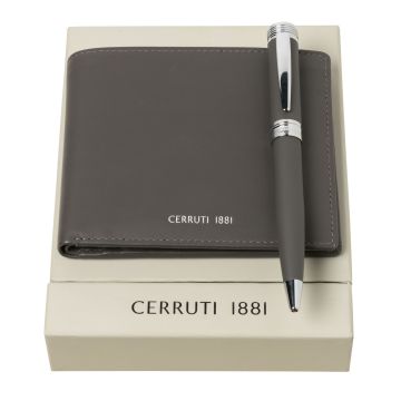 Cerruti 1881 Set Zoom (kugelschreiber & brieftasche & geldbörse)