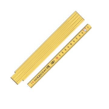 LongLife Plus Zollstock gelb aus Kunststoff (2m)