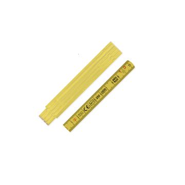 LongLife Zollstock gelb aus Kunststoff (1m)