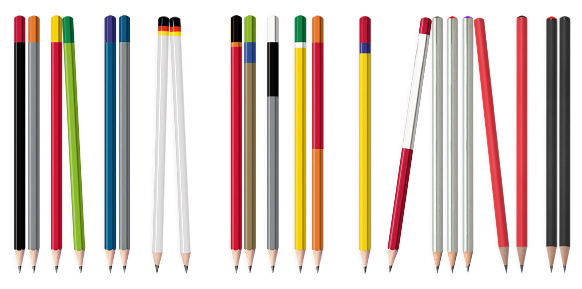 Bleistifte mit Tauchkappe von ANYBRAND